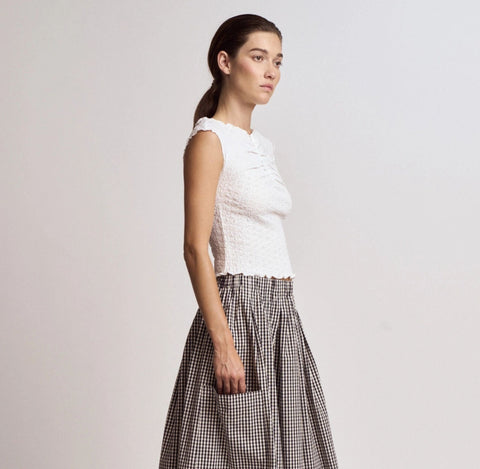Cottage Gingham Skirt