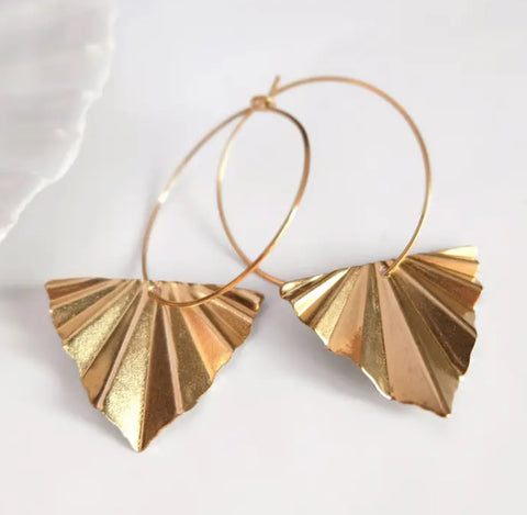 Boho Fan Earrings