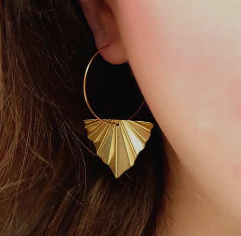 Boho Fan Earrings