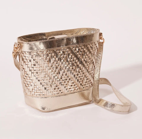 Gold Woven Bag