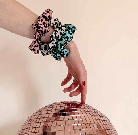 Leopard Scrunchie