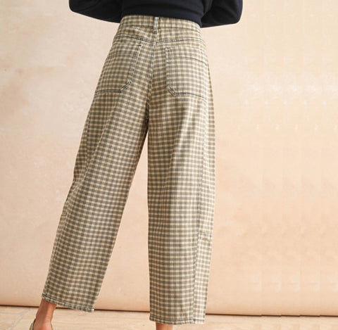 Moss Check Trousers