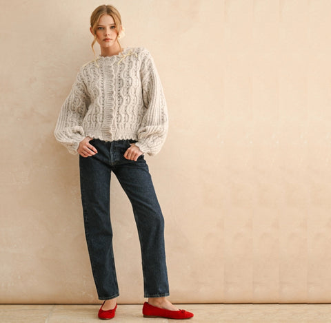 Scallop Cable Knit