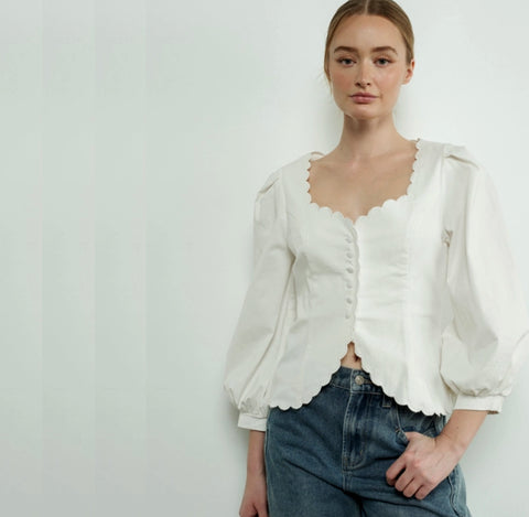 Scalloped Jacket