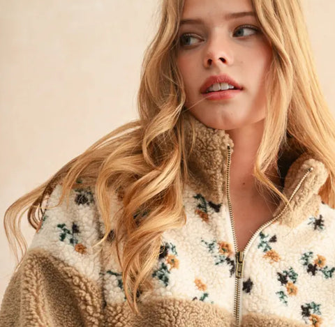 Floral Sherpa