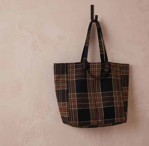 Elisa Tartan Tote