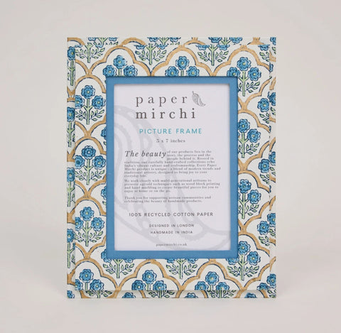 Trellis Indigo Frame