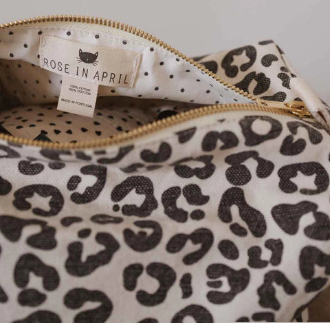 Leopard Cosmetics Bag