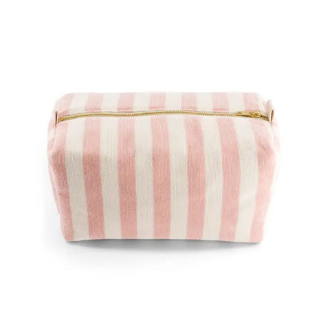 Victoria Pink Stripe Sponge Bag