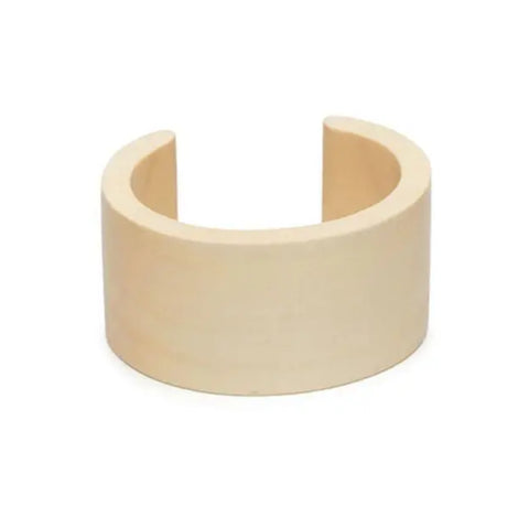 White Wood Cuff