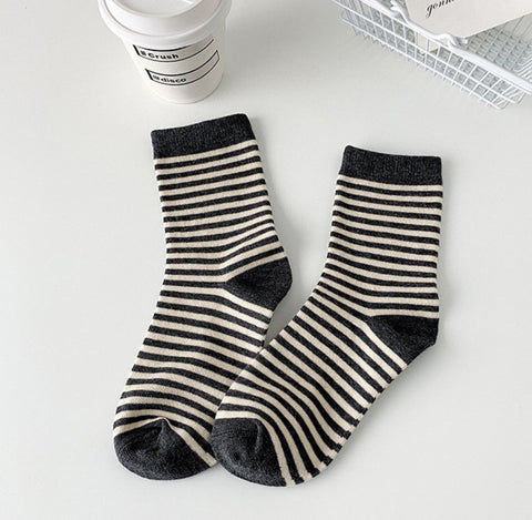 Zebra Grey Socks