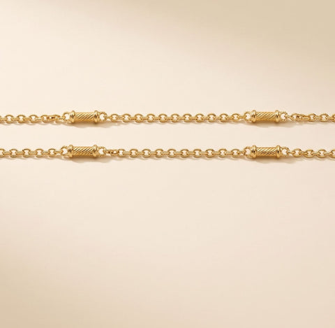 Vintage Barrel Necklace