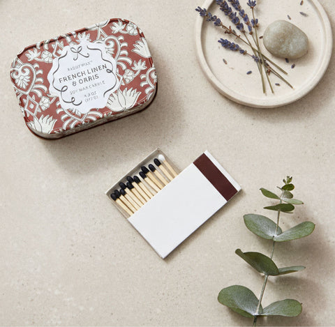 French Linen Candle