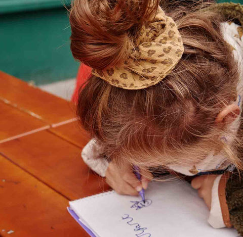 Caramel Cheetah Scrunchie