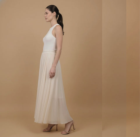 Cream Breeze Skirt