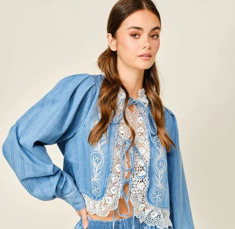 Dainty Blue Top