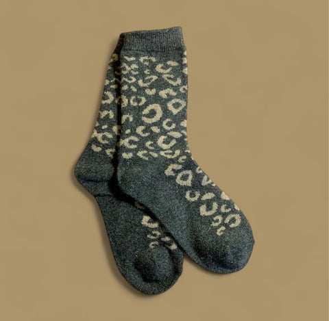 Leo Charcoal Socks