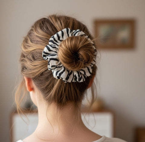 Zebra Scrunchie