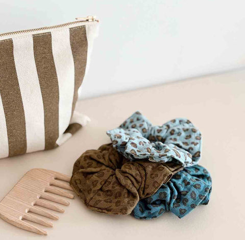 Denim Leo Scrunchie