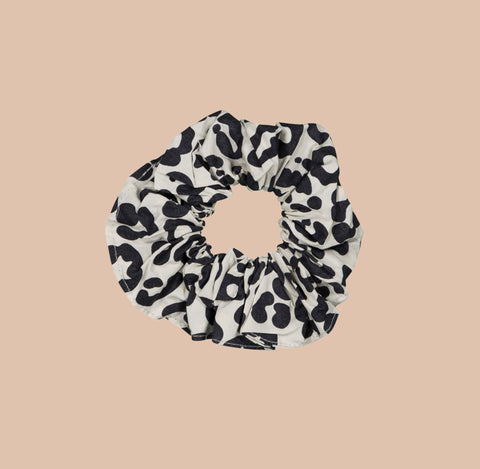 Cream Leo Scrunchie