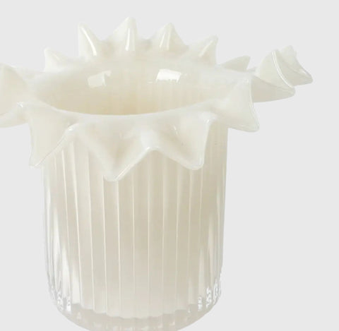 Beige Frou Vase