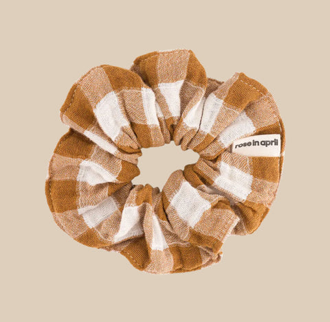 Gingham Scrunchie