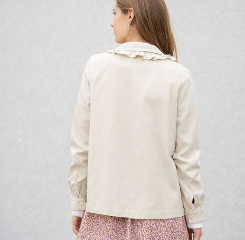 Frill Twill Jacket
