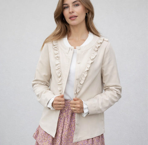 Frill Twill Jacket