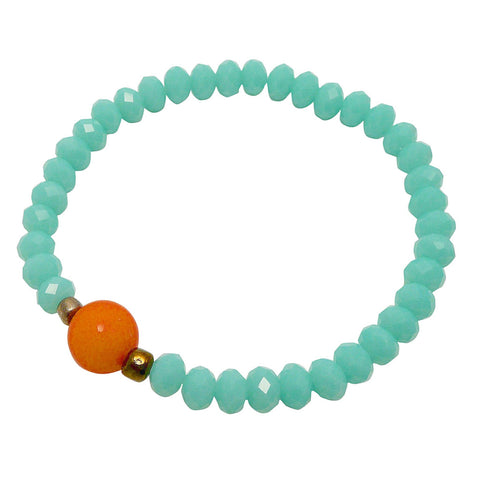 YV1874 Turquoise Peach